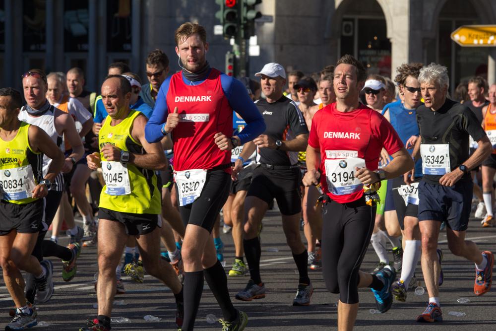 Teilnehmer aus Dänemark (40. Berlin Marathon)