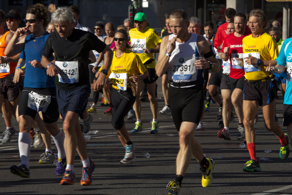Läufer beim 40. Berlin Marathon