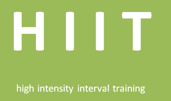 HIIT: High intensity interval training