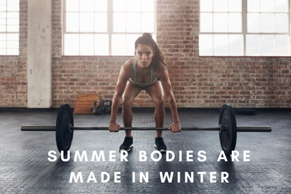 summer bodies are made in winter meme